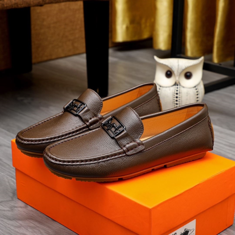 H**mes leather shoes